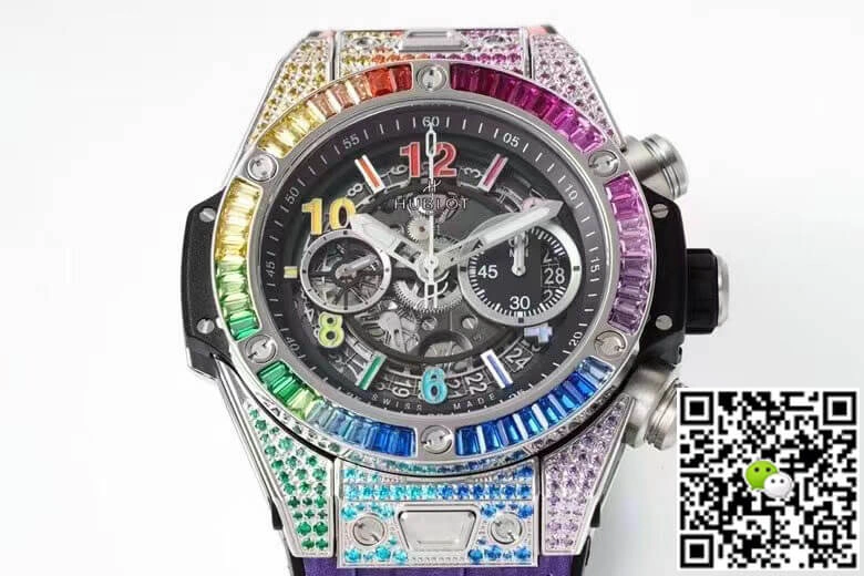 Hublot BIG BANG Unico 411.NX.1117.LR.0999 ZF Factory 1:1 Best Edition Replica Watch Skeleton Dial